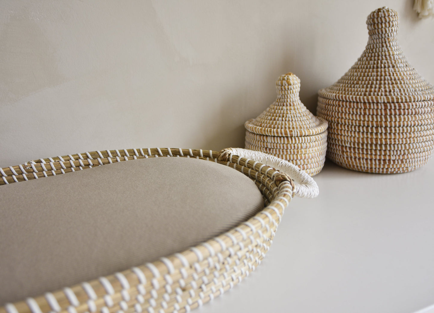 Matrashoes 35 x 75 | Rib Beige | Klein Wonder Handgemaakt