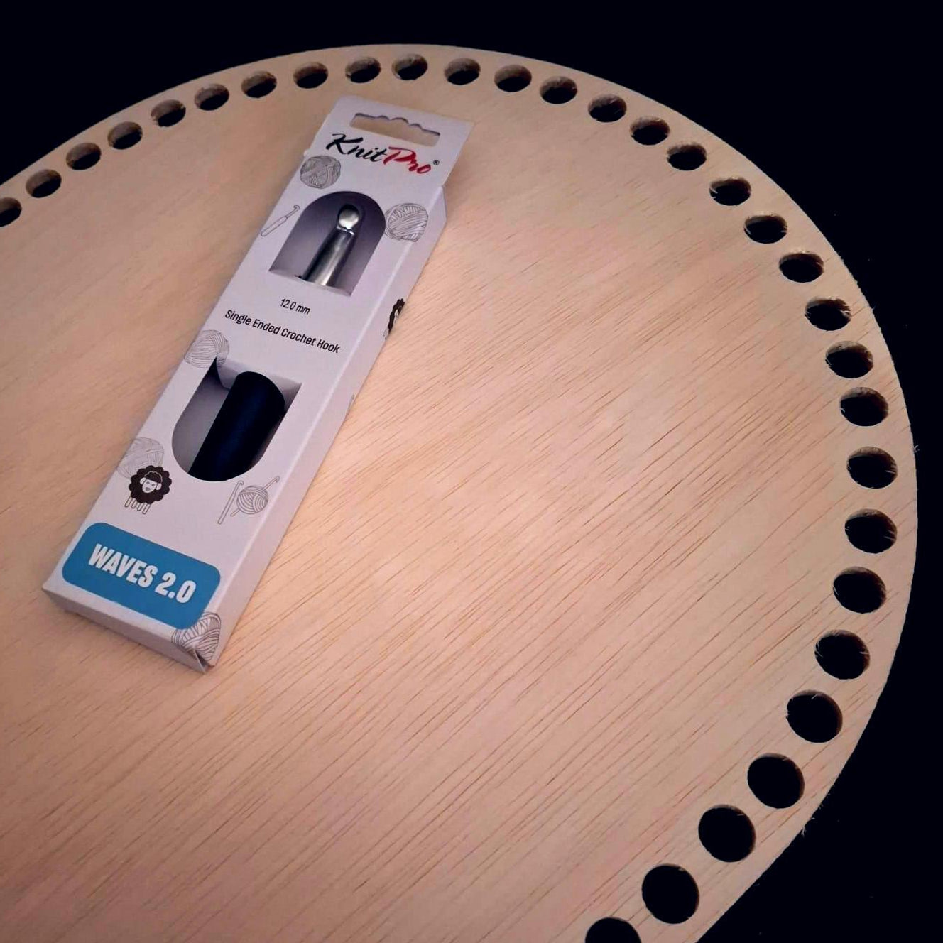 Houten Bodem | Verschoningsmat 45 x 80 cm | Haaknaald apart