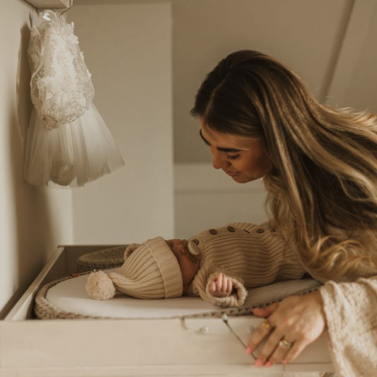 Mozesmatje Verschoningsmat | Handgehaakt | Kleur naar Keuze | Incl Matras en Molton