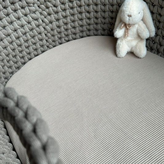 Matrashoes 35 x 75 | Rib Beige | Klein Wonder Handgemaakt