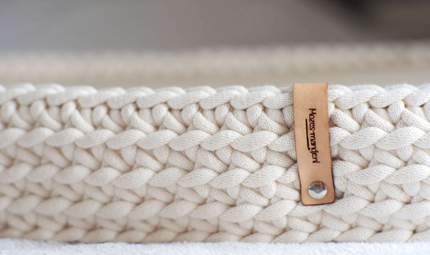 Mozesmatje Verschoningsmat | Handgehaakt | Kleur naar Keuze | Incl Matras en Molton